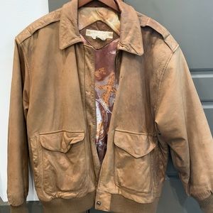Vintage Genuine leather jacket Architect